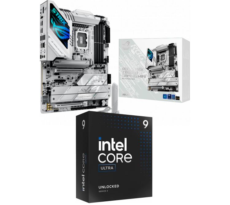 Kit Mother ASUS ROG STRIX Z890-A GAMING WIFI + Procesador Intel Core Ultra 9 285K 5.7Ghz Turbo Socket 1851