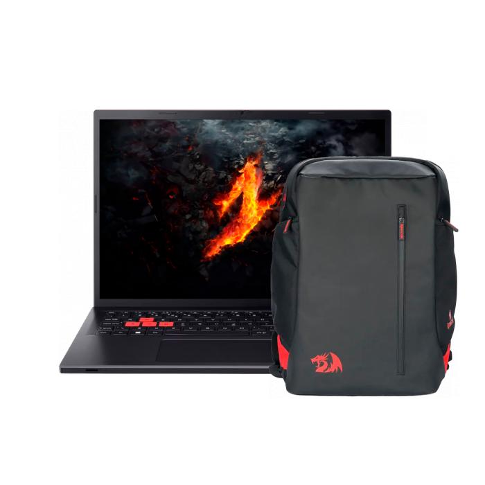 Notebook Acer Nitro Lite 16 16" Intel Core i5 13420H 8GB SSD 512GB RTX 4050 Win11 Red-Black + Mochila Gamer Redragon Tardis 2