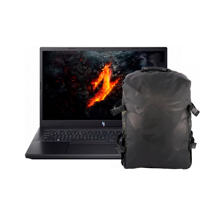 Notebook Acer Nitro V 15 15.6" AMD Ryzen 5 7535HS 8GB SSD 512GB RTX 3050 Win11 Black + Mochila Gamer Redragon Traveller