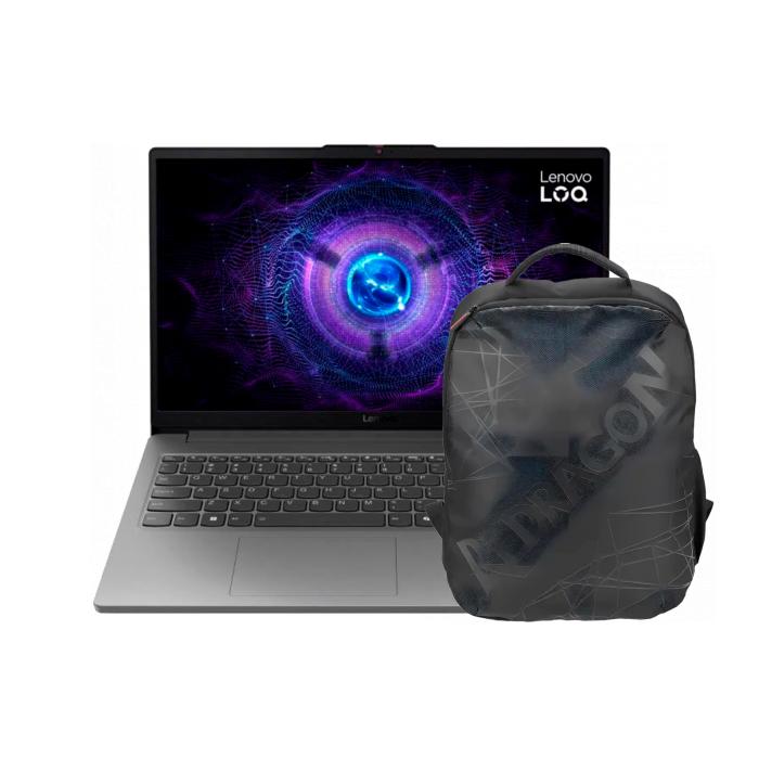 Notebook Lenovo LOQ 15IAX9E 15.6" Intel Core i5 12450HX 8GB DDR5 SSD 512GB RTX 3050 FreeDOS + Mochila Gamer Redragon Aeneas