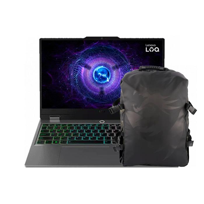 Notebook Lenovo LOQ 15IAX9 15.6" Intel Core i5 12450HX 16GB DDR5 SSD 512GB RTX 4050 Free DOS + Mochila Gamer Redragon Traveller