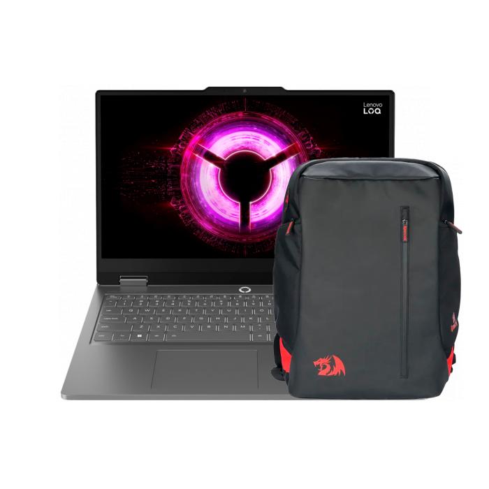 Notebook Lenovo LOQ Essential 15ARP11 15.6" AMD Ryzen 7 170 16GB DDR5 SSD 512GB RTX 5050 8GB Free DOS + Mochila Mochila Gamer Redragon Tardis 2