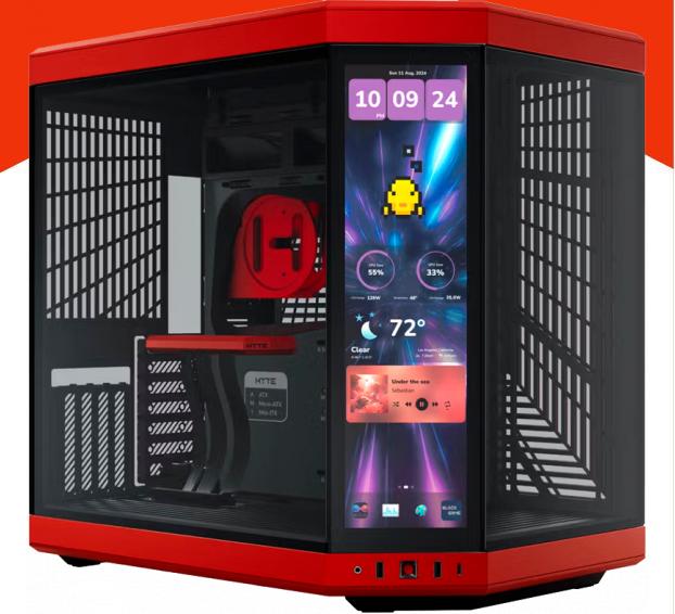 PC Gamer AMD Ryzen 7 9800X3D RTX 5080 Y70 TOUCH CHERRY X870 32GB 1TB SSD NVMe WIFI Water Cooler