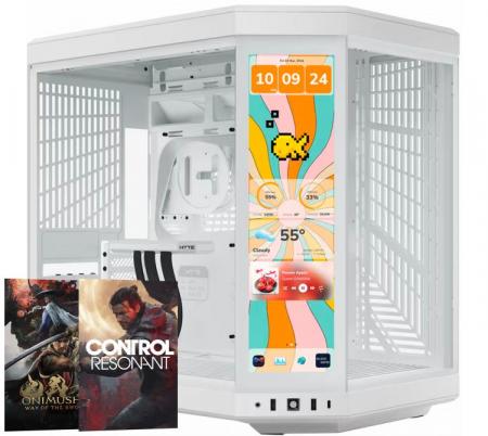 PC Gamer AMD Ryzen 7 9800X3D RTX 5080 Y70 TOUCH SNOW X870 32GB 1TB SSD NVMe WIFI Water Cooler