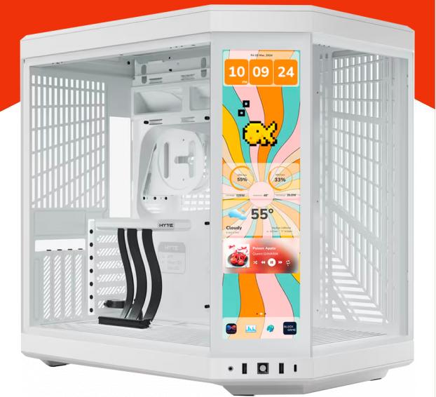 PC Gamer AMD Ryzen 7 9800X3D RTX 5080 Y70 TOUCH SNOW X870 32GB 1TB SSD NVMe WIFI Water Cooler