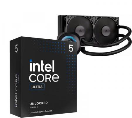 Procesador Intel Core Ultra 5 245K 5.2Ghz Turbo + Corsair NAUTILUS 240 RS LCD Water Cooler