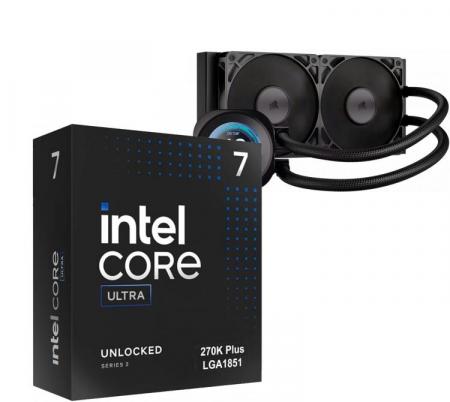 Procesador Intel Core Ultra 7 270K 5.7GHz Turbo + Cooler CPU Corsair NAUTILUS 240 RS LCD Water Cooler