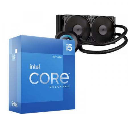 Procesador Intel Core i5 12600K 4.90GHz Turbo + Corsair NAUTILUS 240 RS LCD Water Cooler