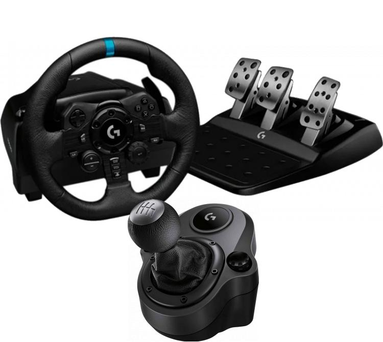 Volante Logitech G923 Trueforce Racing PC/PS4/PS5 + Palanca
