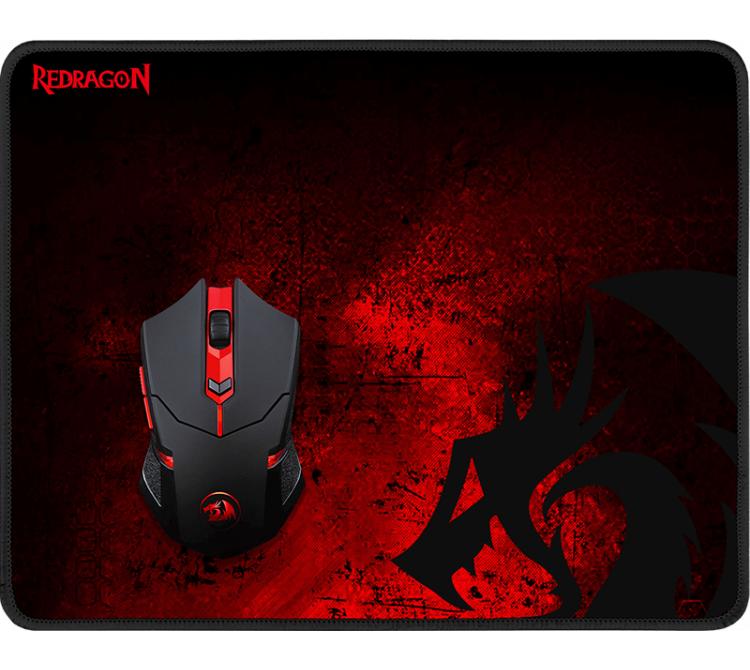 Combo Redragon M601WL-BA Mouse M601 Wireless + Mouse Pad P016