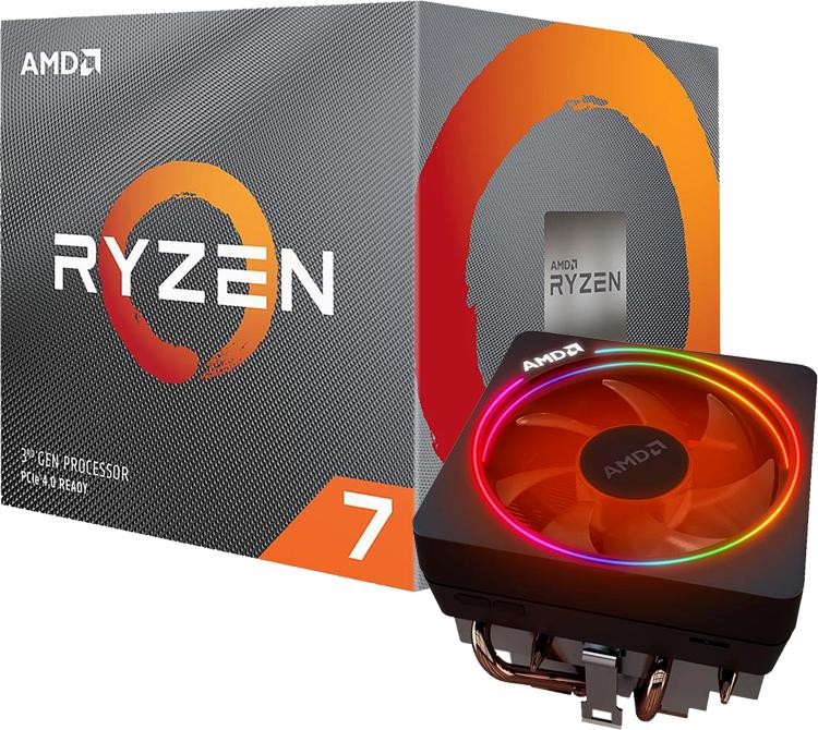 Procesador AMD RYZEN 7 3800X 4.5GHz AM4 Wraith Prism RGB Led Cooler