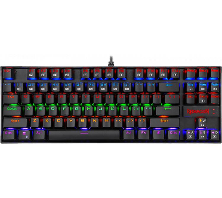 Teclado Mecanico Redragon Kumara K552 Rainbow Outemu Red ESP