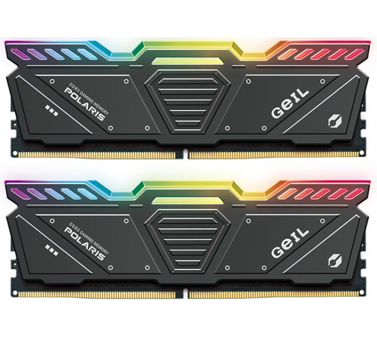 Memoria Geil DDR5 32GB (2x16gb) 5200Mhz Polaris GRAY RGB CL34