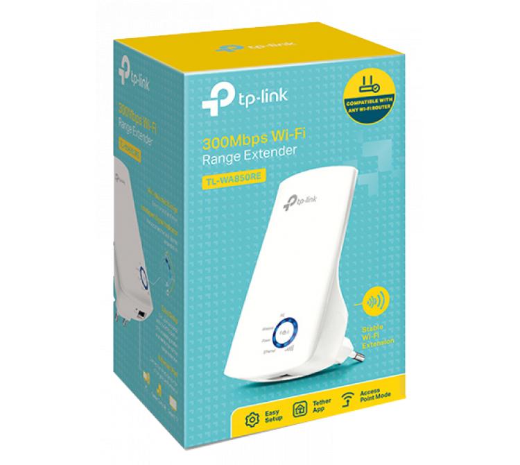 Extensor de Red TP-Link TL-WA850RE WIFI 300Mbps White 300Mbps Universal 300Mbps 300Mbps Universal