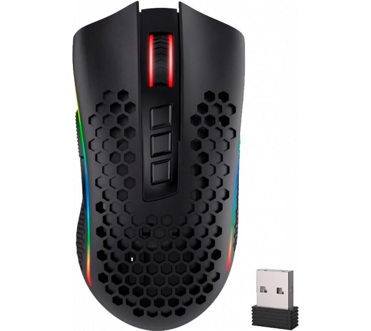 Mouse Redragon STORM PRO M808-KS Wireless 2.4Ghz 16K Black RGB 96g