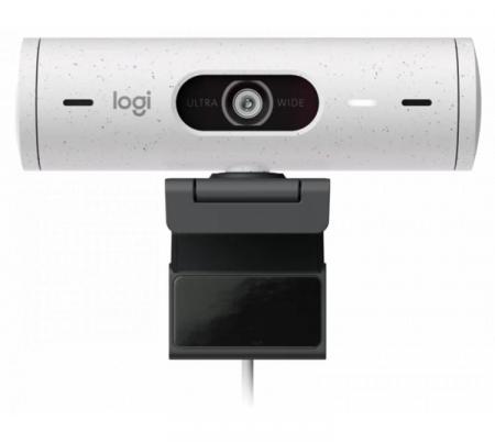 Webcam Logitech Brio 500 White FHD Rightlight 4K HDR 1080p/30fps 720/60fps