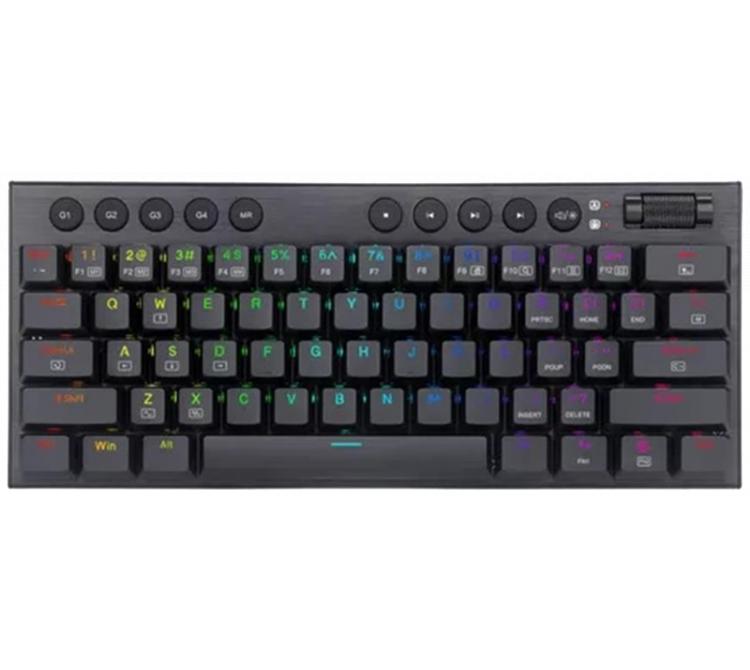 Teclado Mecanico Redragon Horus K632 Mini RGB Black Switch Red