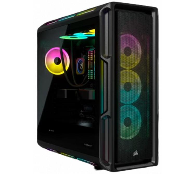 Gabinete Corsair ICUE 5000T RGB Black 3x120mm LL120 ARGB Fans + HUB