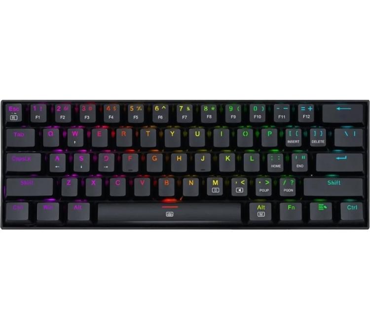 Teclado Mecanico Redragon Dragonborn K630 60% Outemu RED RGB