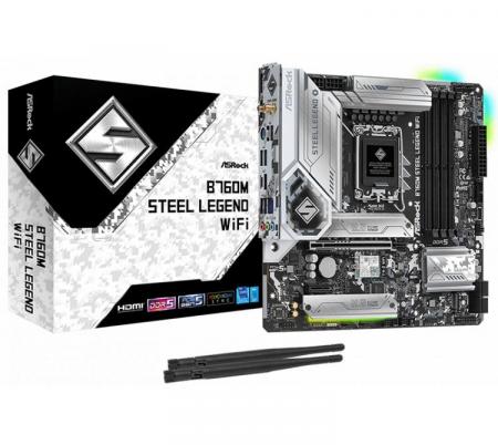 Mother Asrock B760M Steel Legend WIFI LGA1700 DDR5