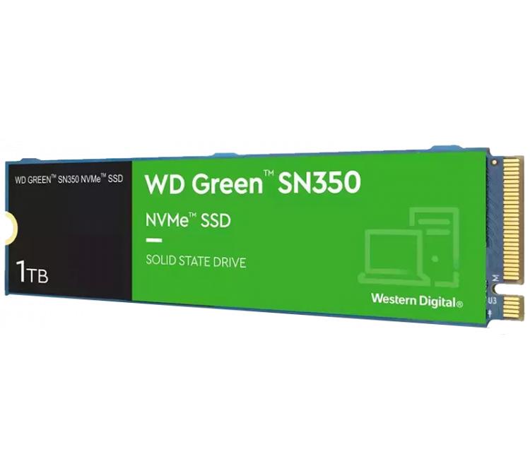 Disco Solido SSD M.2 WD 1TB Green SN350 2400MB/s NVMe PCI-E Gen3 x4
