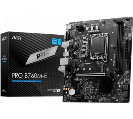 Mother MSI PRO B760M-E S1700 DDR5