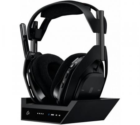 Auriculares Logitech Astro A50X Wireless Lightspeed 2.4Ghz Bluetooth Black PC/PS5/XBOX HDMI 2.1 24HS