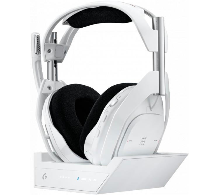 Auriculares Logitech Astro A50X Wireless Lightspeed 2.4Ghz Bluetooth White PC/PS5/XBOX HDMI 2.1 24HS