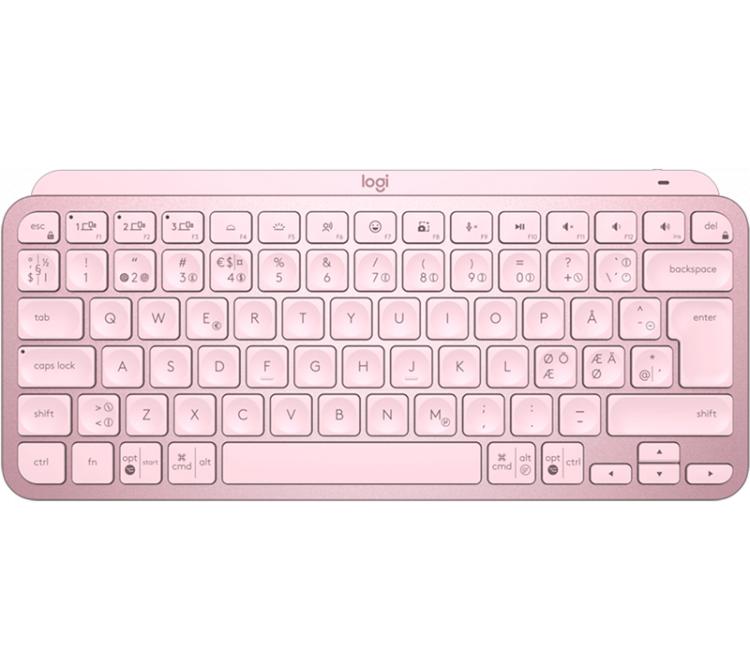 Teclado Logitech MX Keys Mini Rose Wireless Retroluminado