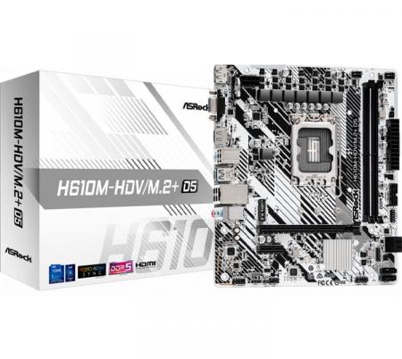 Mother Asrock H610M-HDV/M2+ DDR5 S1700