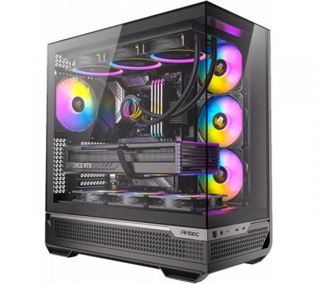 Gabinete Antec C7 ARGB Black 3x120mm + 1x140mm Fans ARGB Fans Vidrio Templado 270°