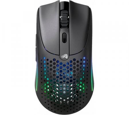 Mouse Glorious Model O 2 Wireless 2.4Ghz Bluetooth 5.2 Matte Black 26K DPI RGB 68gr 110Hs