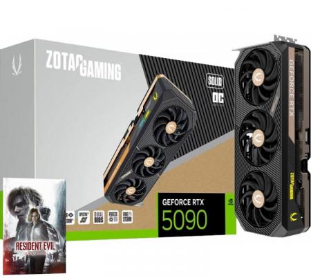 Placa de Video Zotac GeForce RTX 5090 32GB GDDR7 SOLID OC