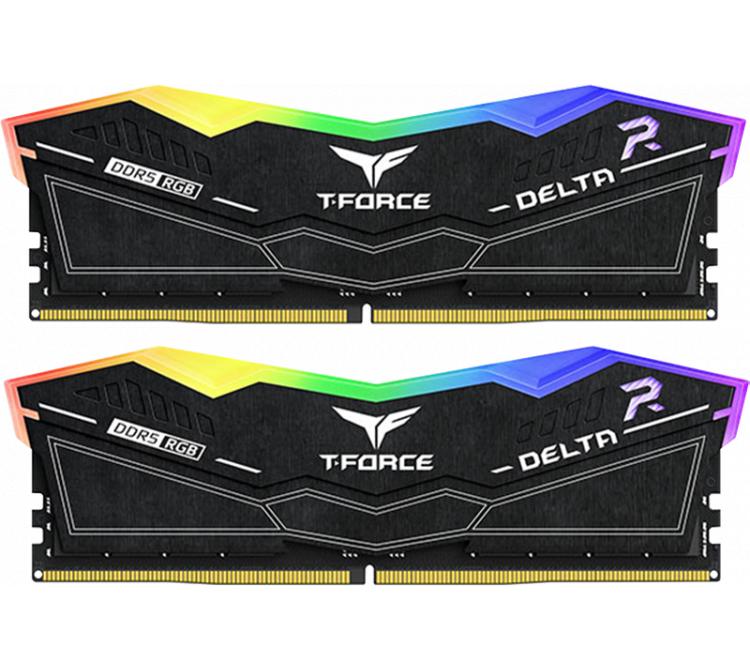 Memoria Team DDR5 32GB (2x16GB) 7600MHz T-Force Delta RGB Black CL36