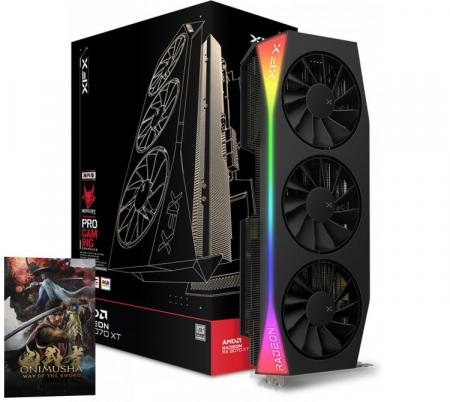 Placa de Video XFX Radeon RX 9070 XT 16GB GDDR6 Mercury OC Gaming Edition RGB