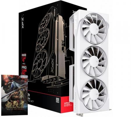 Placa de Video XFX Radeon RX 9070 XT 16GB GDDR6 Swift White Triple Fan Gaming Edition