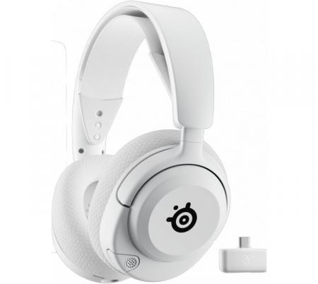 Auriculares Steel Series Arctis Nova 5 Wireless 2.4Ghz Bluetooth ClearCast 2.X White 60Hs