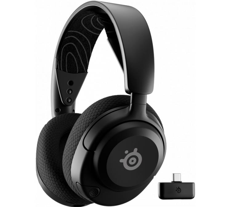 Auriculares SteelSeries Arctis Nova 5P Wireless 2.4Ghz Bluetooth ClearCast 2.X Black 60Hs PS/PC/MAC/Switch