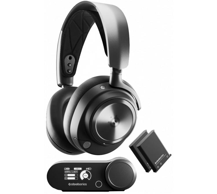 Auriculares SteelSeries Arctis Nova PRO Dualconnect Wireless 2.4Ghz Bluetooth Infinity Power System 44Hs Hot-swap PS/PC/MAC/Switch