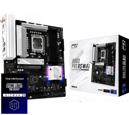 Mother Asrock B860 PRO RS WIFI LGA1851 DDR5