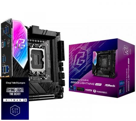 Mother Asrock B860I LIGHTNING WIFI LGA1851 DDR5 ITX