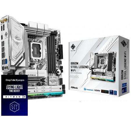 Mother Asrock B860M STEEL LEGEND WIFI LGA1851 DDR5
