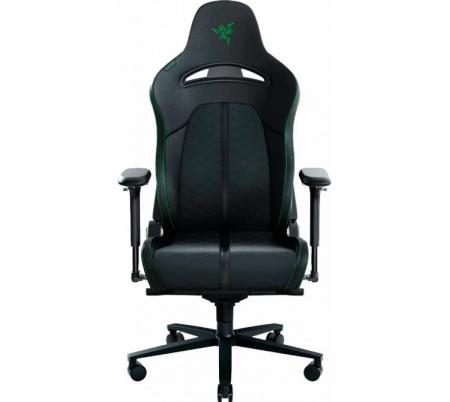 Silla Gamer Razer Enki X Negro y Verde Essential Confort (Peso MAX. 136Kg)