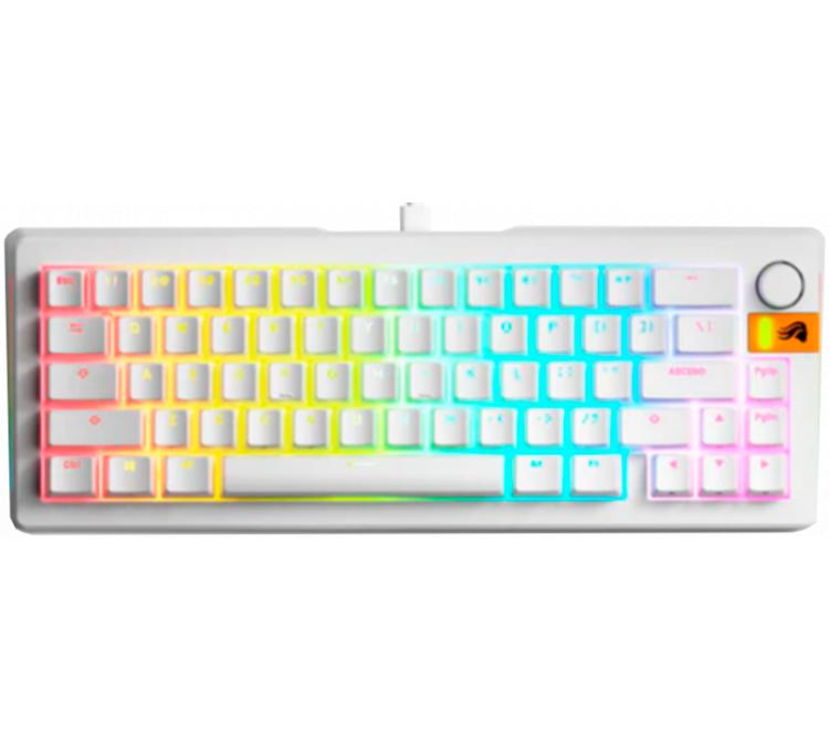 Teclado Mecanico Glorious GMMK3 HE 75% RGB Hall Efect 8K Hz White US
