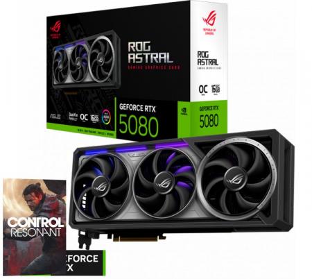 Placa de Video ASUS ROG GeForce RTX 5080 16GB GDDR7 ASTRAL OC