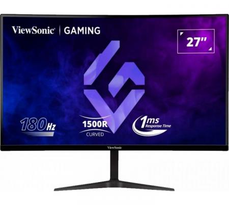 Monitor Gamer ViewSonic VX2718-2KPC-MHD 27" Curvo QHD 1440p VA 180Hz 1500R FreeSync Premium Pro Parlantes Internos