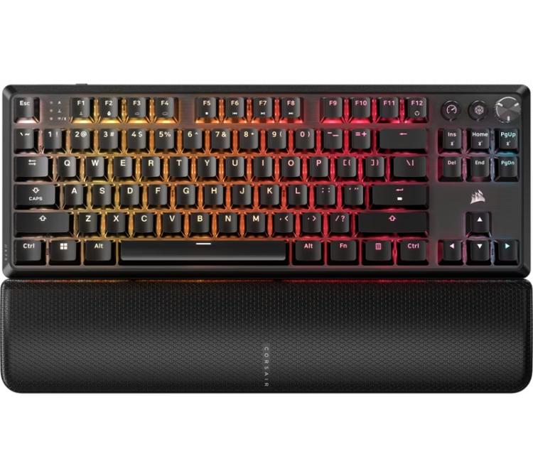 Teclado Mecanico Corsair K70 Core TKL Wireless 2.4Ghz SlipStream Bluetooth Switch MLX RED V2 RGB 890Hs