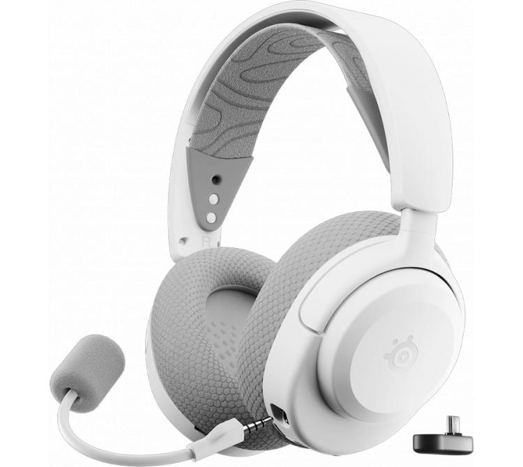 Auriculares SteelSeries Arctis Nova 3X Wireless 2.4Ghz Bluetooth 5.3 ClearCast Gen 2.X White PC/XBOX 40HS