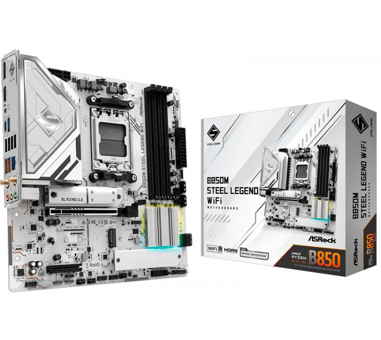 Mother Asrock B850M STEEL LEGEND WIFI AM5 DDR5