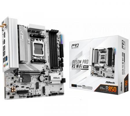 Mother Asrock B850M PRO RS WIFI WHITE AM5 DDR5